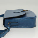 LOUIS VUITTON Epi Saint Cloud GM Shoulder Bag Toledo Blue M52195 LV Auth BA1445-4