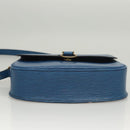 LOUIS VUITTON Epi Saint Cloud GM Shoulder Bag Toledo Blue M52195 LV Auth BA1445-5