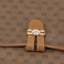 GUCCI Micro GG Supreme Shoulder Bag PVC Beige Gold 001 406 1780 Auth BA14455-14