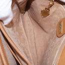GUCCI Micro GG Supreme Shoulder Bag PVC Beige Gold 001 406 1780 Auth BA14455-21