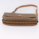 GUCCI Micro GG Supreme Shoulder Bag PVC Beige Gold 001 406 1780 Auth BA14455-9