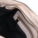 Chloe Etel Hand Bag Leather 2way Beige Gold Auth BA14456-22