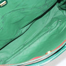GUCCI Web Sherry Line Tote Bag PVC Canvas Gold White Auth BA14461-18