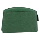 LOUIS VUITTON Epi Trousse Crete Pouch Green M48404 LV Auth BA14465-1