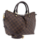 LOUIS VUITTON Damier Ebene Sienna PM Shoulder Bag N41545 LV Auth BA14466-1