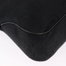GUCCI Jackie Hand Bag Canvas Black Gold 145818 Auth BA14468A-15