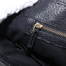 GUCCI Jackie Hand Bag Canvas Black Gold 145818 Auth BA14468A-21