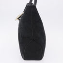 GUCCI Jackie Hand Bag Canvas Black Gold 145818 Auth BA14468A-3