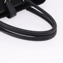 GUCCI Jackie Hand Bag Canvas Black Gold 145818 Auth BA14468A-7