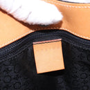 CELINE C Macadam Canvas Hand Bag Suede Black Silver Auth BA14469A-17