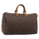 LOUIS VUITTON Monogram Speedy 40 Hand Bag M41522 LV Auth BA14471-1