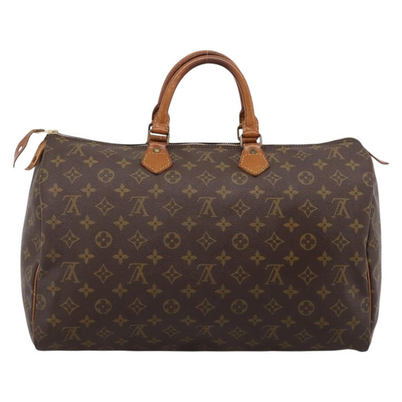 LOUIS VUITTON Monogram Speedy 40 Hand Bag M41522 LV Auth BA14471