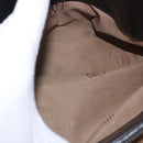 CARTIER Hand Bag Leather Black Silver Auth BA14473-21
