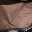 CARTIER Hand Bag Leather Black Silver Auth BA14473-22