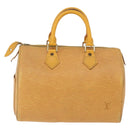LOUIS VUITTON Epi Speedy 25 Hand Bag Tassili Yellow M43019 LV Auth BA14474-2
