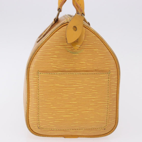 LOUIS VUITTON Epi Speedy 25 Hand Bag Tassili Yellow M43019 LV Auth BA14474