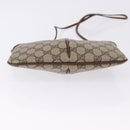 GUCCI GG Supreme Web Sherry Line Bag PVC Beige Gold 904 02 047 Auth BA14476-10