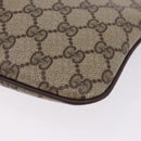 GUCCI GG Supreme Web Sherry Line Bag PVC Beige Gold 904 02 047 Auth BA14476-12