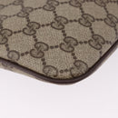 GUCCI GG Supreme Web Sherry Line Bag PVC Beige Gold 904 02 047 Auth BA14476-13