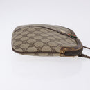 GUCCI GG Supreme Web Sherry Line Bag PVC Beige Gold 904 02 047 Auth BA14476-4