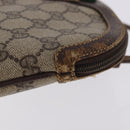 GUCCI GG Supreme Web Sherry Line Bag PVC Beige Gold 904 02 047 Auth BA14476-5