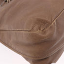 Chloe Hand Bag Leather 2way Brown Gold Auth BA14477A-9
