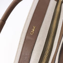 Chloe Hand Bag Leather 2way Brown Gold Auth BA14477A-19