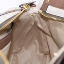 Chloe Hand Bag Leather 2way Brown Gold Auth BA14477A-22