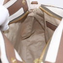 Chloe Hand Bag Leather 2way Brown Gold Auth BA14477A-23