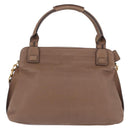 Chloe Hand Bag Leather 2way Brown Gold Auth BA14477A-2