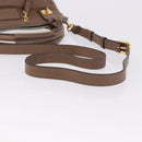 Chloe Hand Bag Leather 2way Brown Gold Auth BA14477A-8