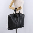LOUIS VUITTON Epi Porte Documents Voyage Business Bag Black M40321 Auth BA14478-24