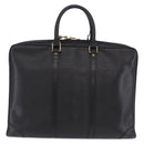LOUIS VUITTON Epi Porte Documents Voyage Business Bag Black M40321 Auth BA14478-2