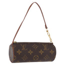 LOUIS VUITTON Monogram Papillon Pouch LV Auth BA14479-1