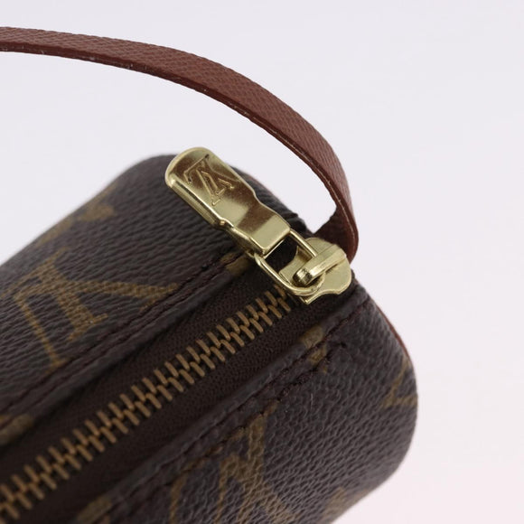 LOUIS VUITTON Monogram Papillon Pouch LV Auth BA14479
