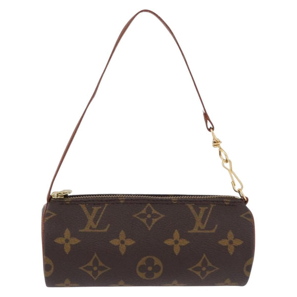 LOUIS VUITTON Monogram Papillon Pouch LV Auth BA14479
