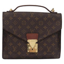 LOUIS VUITTON Monogram Monceau 28 Hand Bag M51185 LV Auth BA14480-13