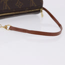 LOUIS VUITTON Monogram Papillon Pouch LV Auth BA14481-7
