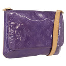 LOUIS VUITTON Monogram Vernis Thompson Street Purple Viole M91095 Auth BA14487-1