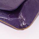 LOUIS VUITTON Monogram Vernis Thompson Street Purple Viole M91095 Auth BA14487-9