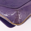 LOUIS VUITTON Monogram Vernis Thompson Street Purple Viole M91095 Auth BA14487-15