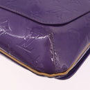 LOUIS VUITTON Monogram Vernis Thompson Street Purple Viole M91095 Auth BA14487-16
