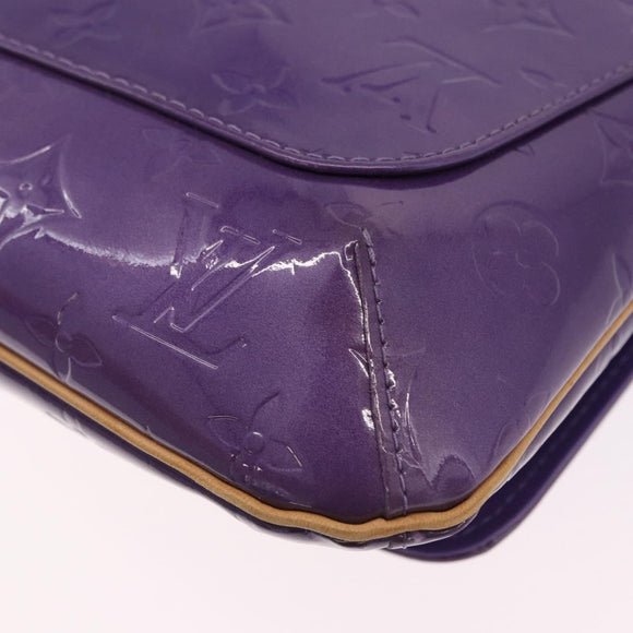 LOUIS VUITTON Monogram Vernis Thompson Street Purple Viole M91095 Auth BA14487