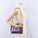 LOUIS VUITTON Monogram Vernis Thompson Street Purple Viole M91095 Auth BA14487-21