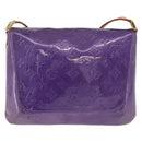 LOUIS VUITTON Monogram Vernis Thompson Street Purple Viole M91095 Auth BA14487-2