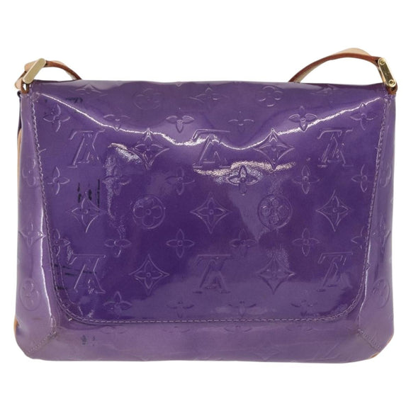 LOUIS VUITTON Monogram Vernis Thompson Street Purple Viole M91095 Auth BA14487