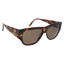 CHANEL Sunglasses plastic Brown CC Auth BA14488M-1