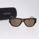 CHANEL Sunglasses plastic Brown CC Auth BA14488M-14