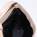 Salvatore Ferragamo Gancini Hand Bag Leather Gray Gold Auth BA14490A-17