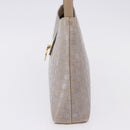 Salvatore Ferragamo Gancini Hand Bag Leather Gray Gold Auth BA14490A-4